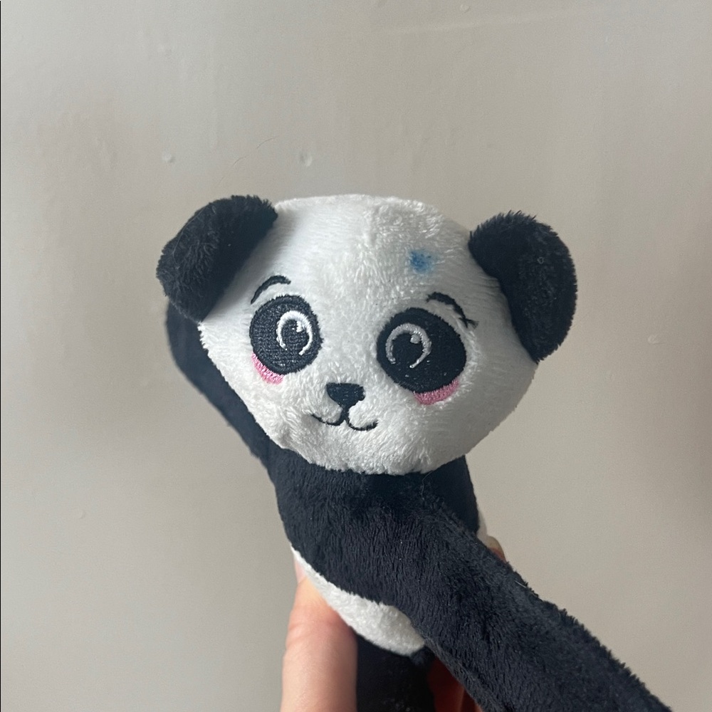 Adorable Black and White Panda Plush snap bracelet - Picture 8 of 9